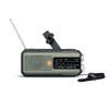 Solar-Powered Hand-Crank Multifunction Emergency Radio with Flashlight