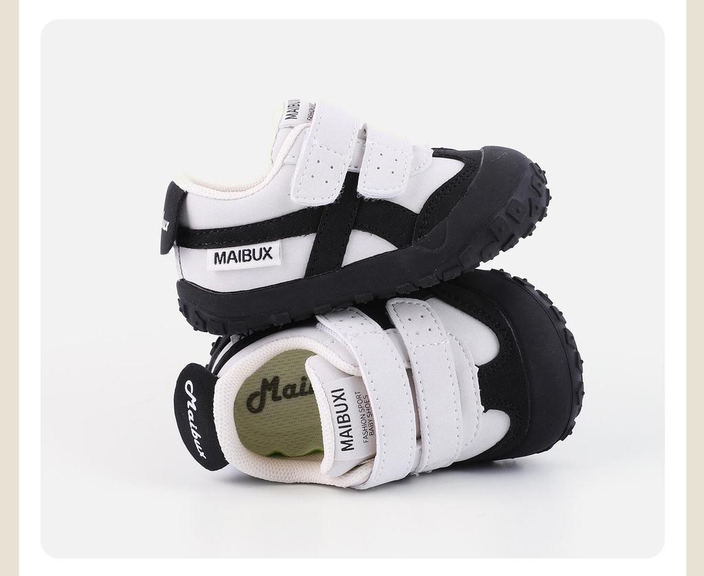 2026 Spring Kids' Non-Slip Sports Shoes: Fashionable, Soft Sole, Toe Cap, Casual & Hiking Ready