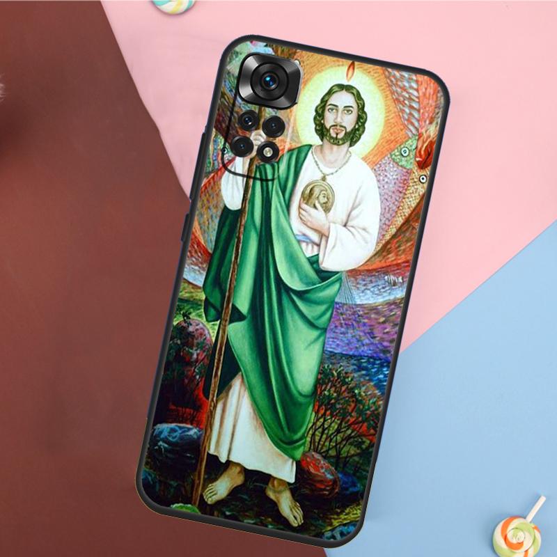 San Judas Cover For Xiaomi Redmi Note 13 Pro 14 12 11 9 10 9S 10S 11S 12S Redmi 10C 12C 13C 14C Case