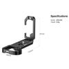 Leofoto Plate for Nikon Machined from Quick Release Compatible LPN-Z5II L-Shaped Z5II, Arca-Swiss Compatible, 6061-T6 Aluminum,