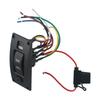 Switch Panel Pump Bilge Curved Shaped Plastic IP66