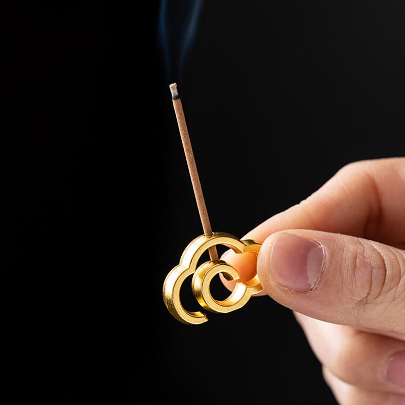 Starožitný čínský držák na vonné tyčinky ve tvaru mraku, držák na vonné tyčinky, buddhismus, čajovna, bytové dekorace, doplňky