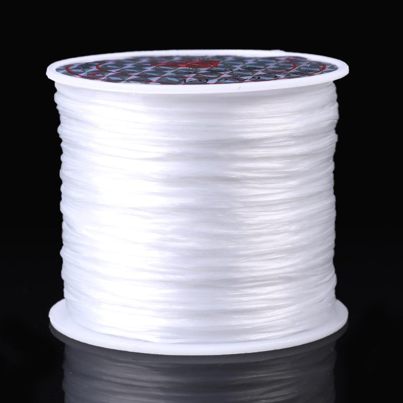 Elastic Crystal String 0.8mm Elastic Crystal String Bead Cord Stretchy Bracelet String for Beading Jewelry Making Beading Cords & Threads