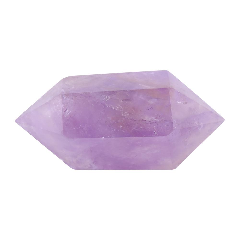 Amethyst Quartz Purple,   Stone 4.5cm Double Pointed Prism for Home Decoration Jewelry Making Fish   Potted Plants Foot   with Crtive Shap