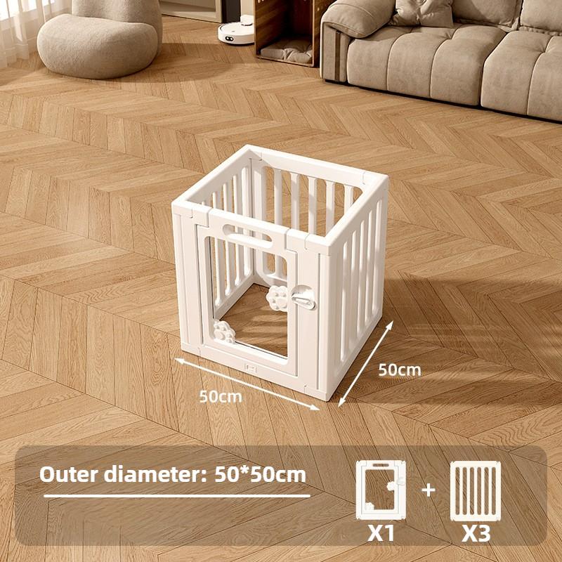 

DIY Free Combination Dog Fence Transparent Indoor Acrylic Dog Playpen Splicing Isolation Pet Fences Household Small Enclosure High 60CM