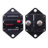 Bumbesti 30A Stromkreis DC Wasserdichter Sicherungshalter mit Manueller Rückstellung für Auto und Elektrischen Trolling-Panel-Einbau-Schalter, 12V-48V LKW, Wohnmobil, Marine,
