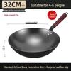KOBACH 32cm Non-stick Cast Iron Stir-fry Wok