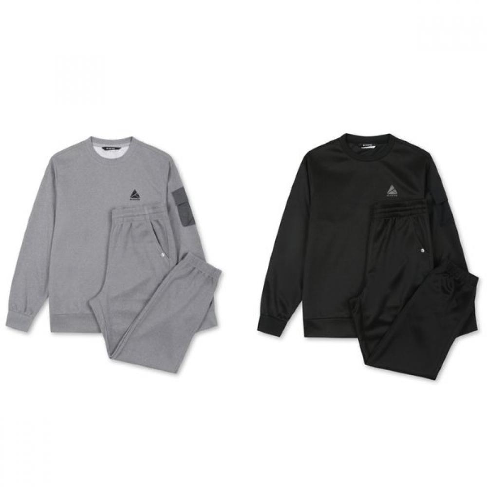 Blackyak Kids Stylish Fleece Free Sweatshirt Set Root Knit Black/130
