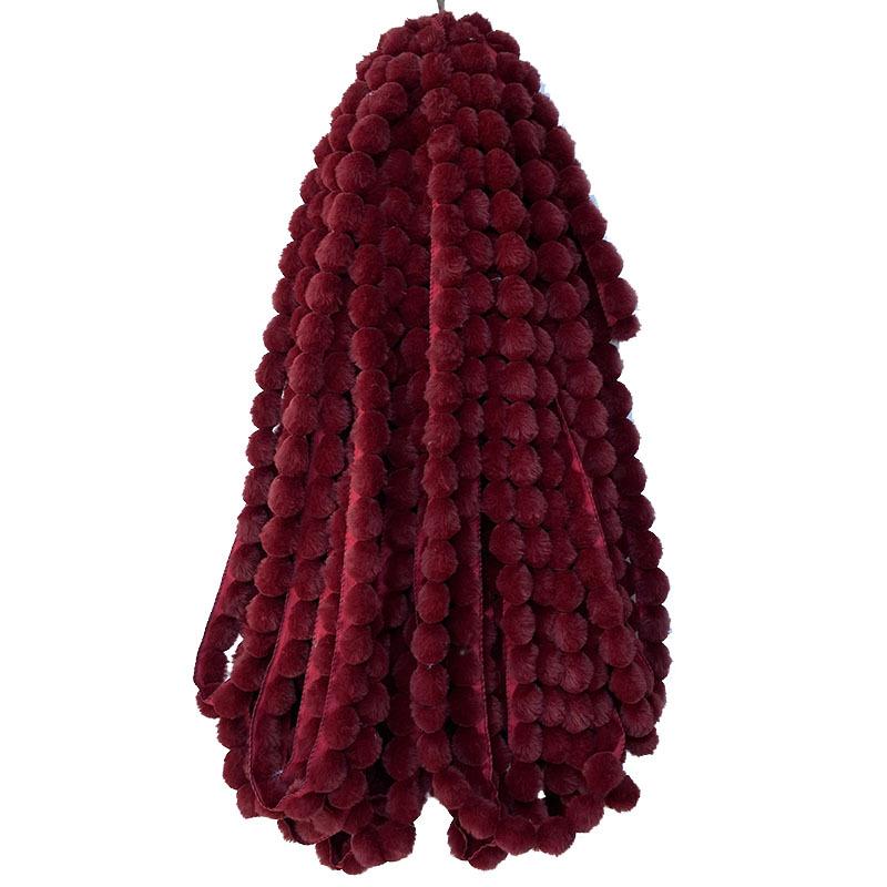 5/10M Faux Rabbit Fur Hairball Ribbon For Handmade DIY Sewing Tops Stage Costume Fluffy Trim Breathable Cuff Plush Strip