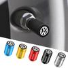 4ks Víčka ventilků pneumatik do auta Kryt proti prachu na ventilek Kola Pro VW Golf 4 6 7 GTI Tiguan Passat B5 B6 MK6 Polo