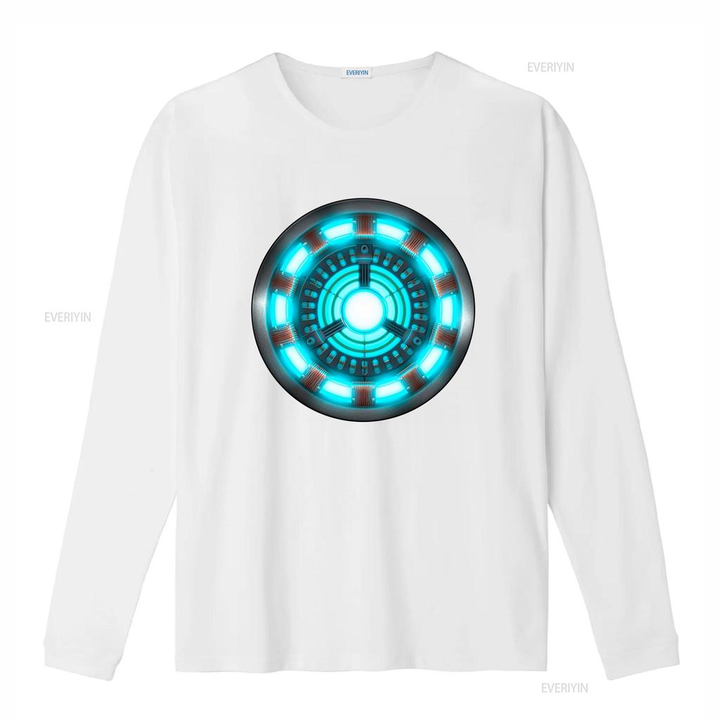Arc Reactor Fun Design Mens T Shirt Cool Sci Fi Inspired Print for Tech Lovers Vintage Washed Casual Stylish Streetwear Unisex
