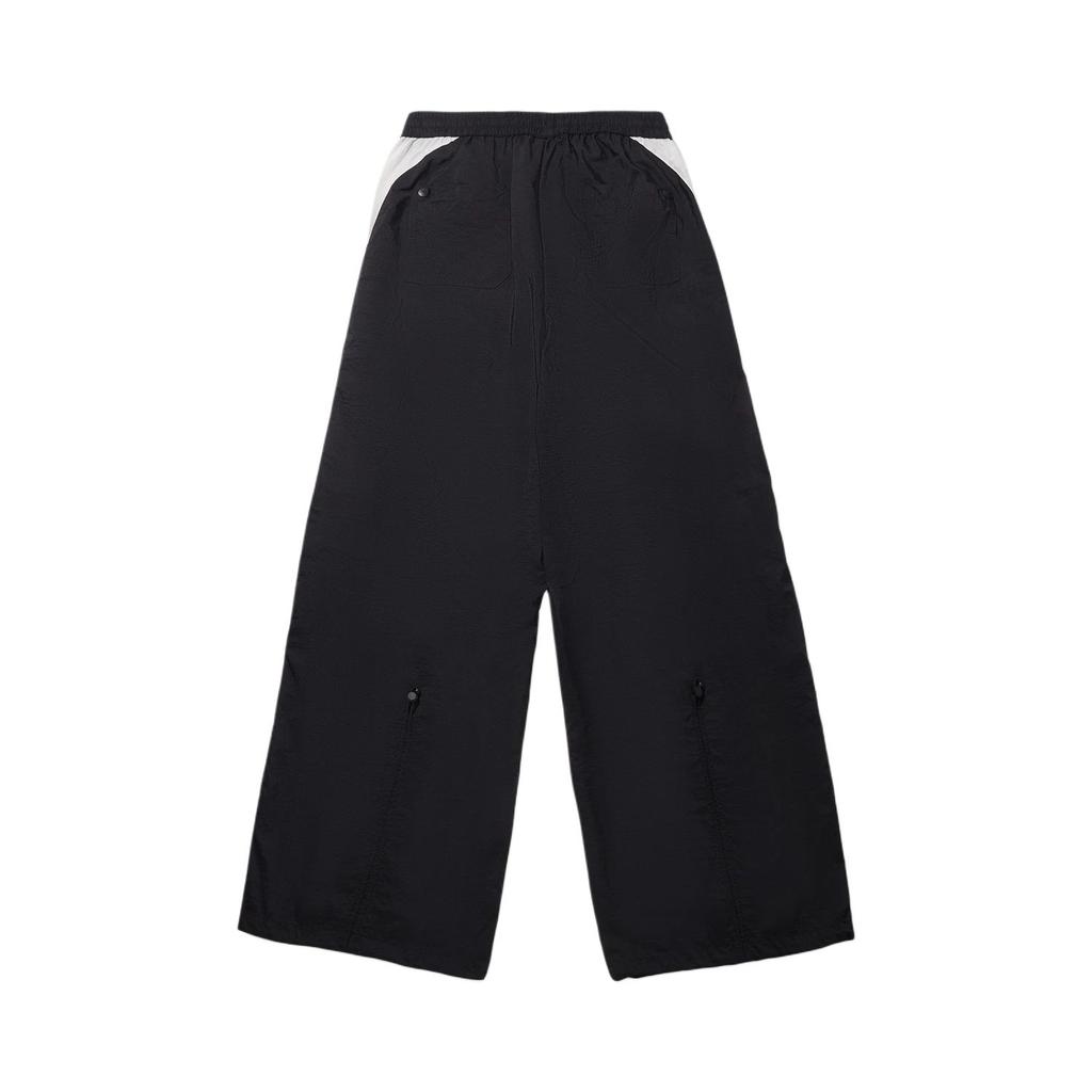 Li Ning Striped Soft Versatile Simple Loose Sports Long Pants Women Bottoms AYKW854-3