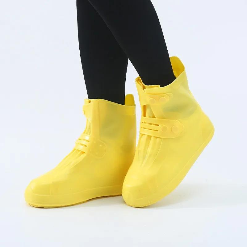 

Противообрастающие силиконовые чехлы для обуви Водонепроницаемые чехлы для обуви Водонепроницаемые чехлы для резиновых сапог Уличные многоразовые утолщенные чехлы для обуви L(37-39) жёлтый