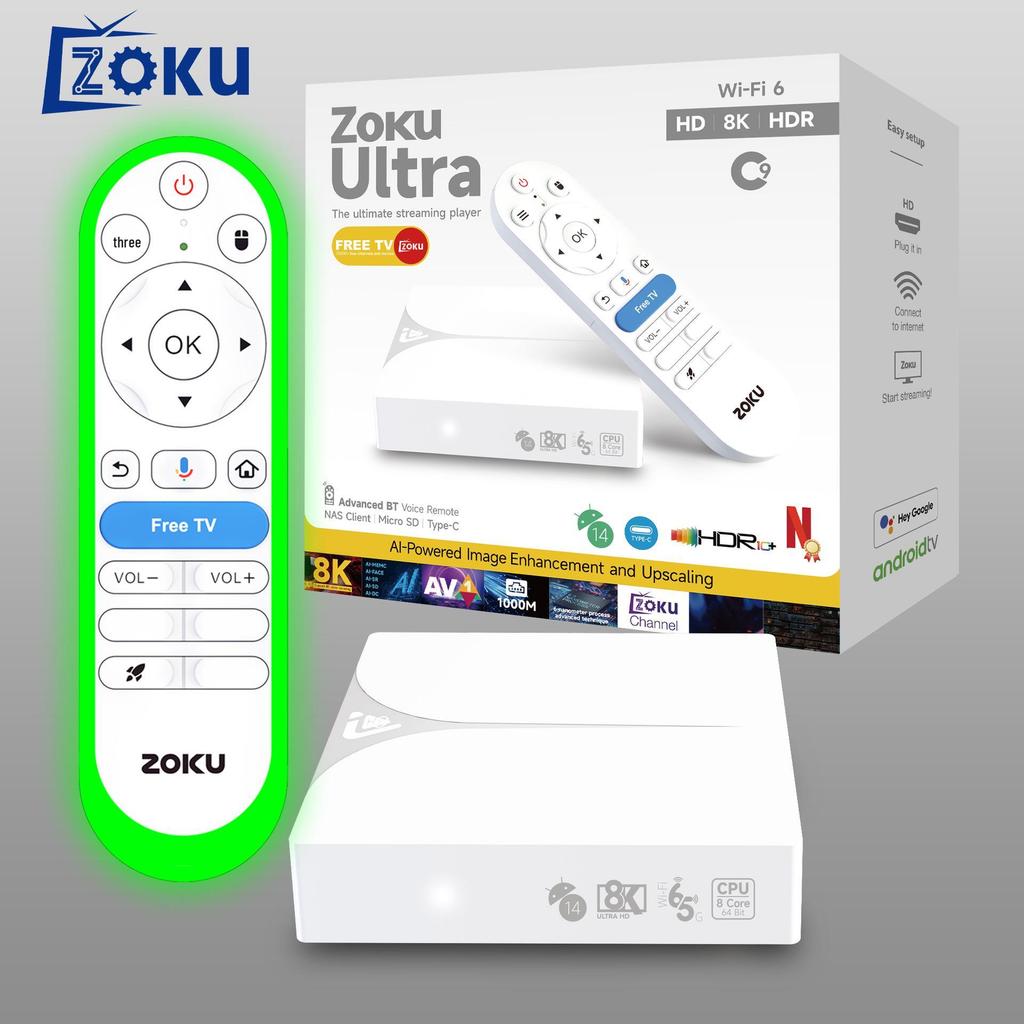 C9 Android TV Box S905X5M cu Ethernet Gigabit