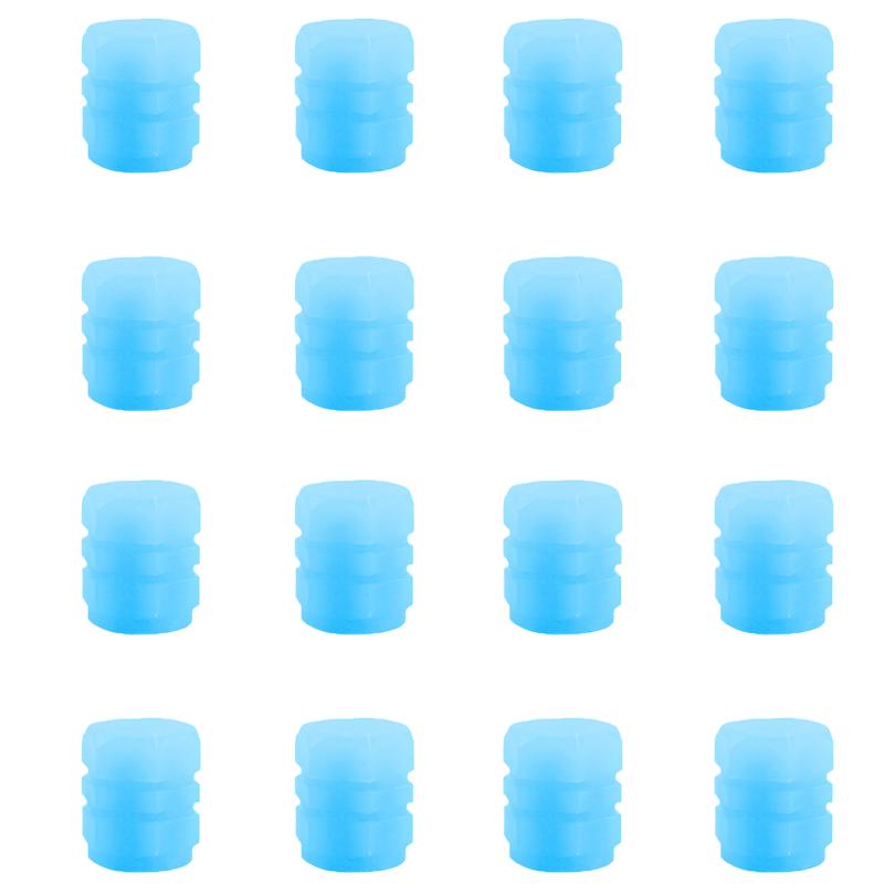 100Pcs Car Motorcycle Luminous Tire Valve Caps Glowing Valve Cover Car Tire Wheel Hub Styling Tool Auto Accessories 5 Colors