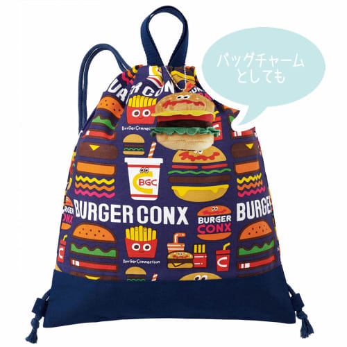 Skater Mascot Keychain with Ball Chain Burger Conks Burger BACH1