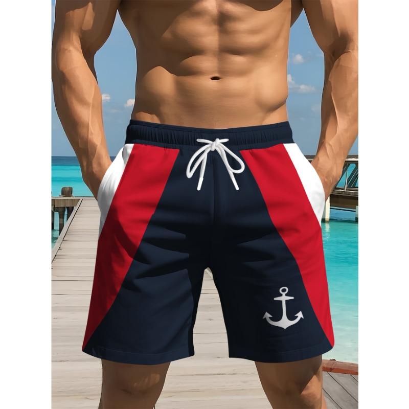 

Nautical Color-Block Printed Coastal Essential S