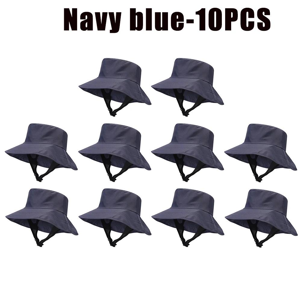UPF50+ Beach Surf Bucket Hat Mesh Breathable Sun Hat Men Women Outdoor Fishing Cap Chin Adjustable Cap Water Sport Cap Sombrero