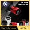 2026 Ny För VOLKSWAGEN VW Bilstyling Metalliska Bil Däckventilhattar Dammförebyggande Tillbehör För R-Line Volkswagen Magotan GTI T