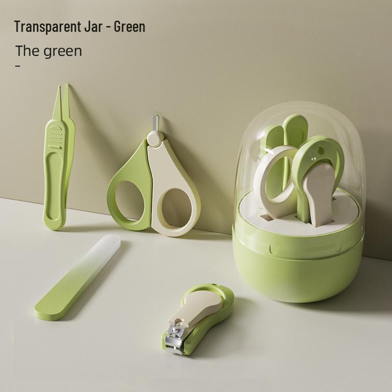 Children's Stainless Steel Nail Clipper Set with File & Small Scissors