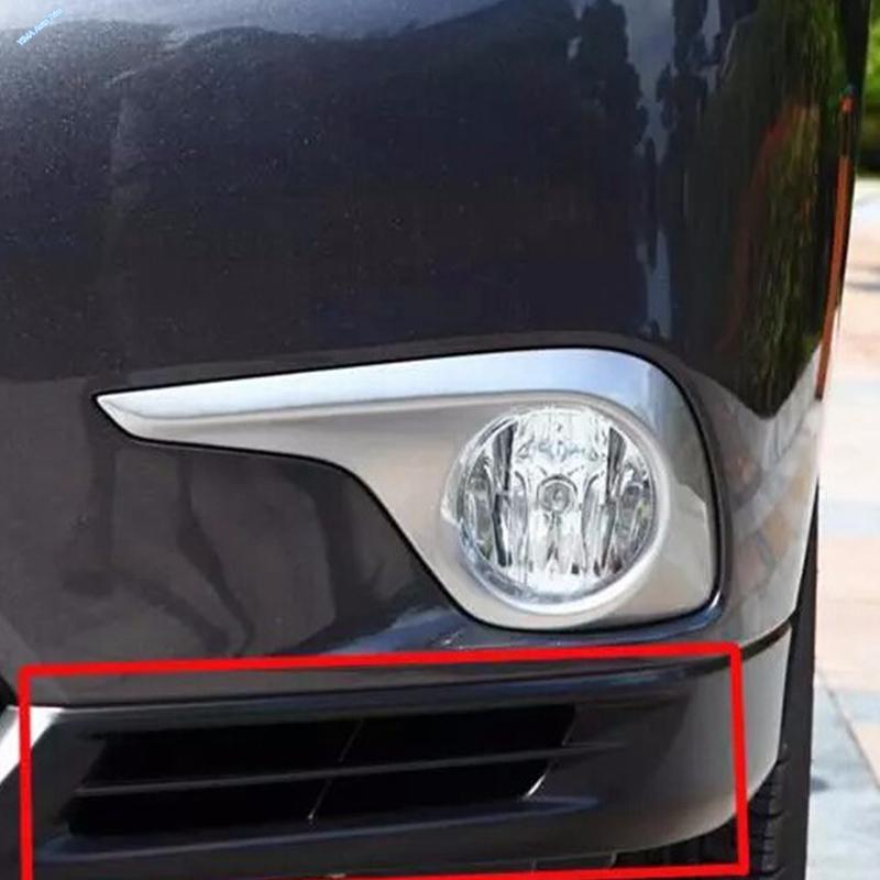 Chrome Front Bottom Fog Light Lamp Cover Trim 2pcs/set For Toyota Highlander 2011 2012 2013 Car Stylings Exterior Accessories