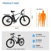 Electric Bike for Adult Colorway BK3MS 26inch 250W36V 15Ah Battery