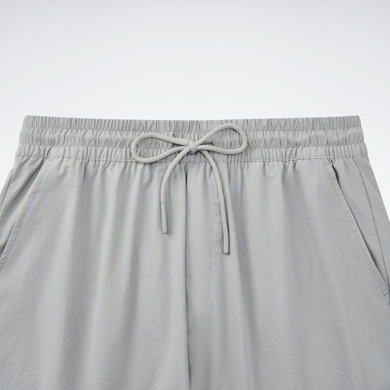 Reebok Beats Woven Shorts Solid Color Loose Casual Shorts Men shorts Gray 23RCS627UGG0