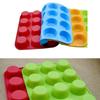 Silicone Muffin Cupcake Baking Pan Home Kitchen Rubber Trays Molds