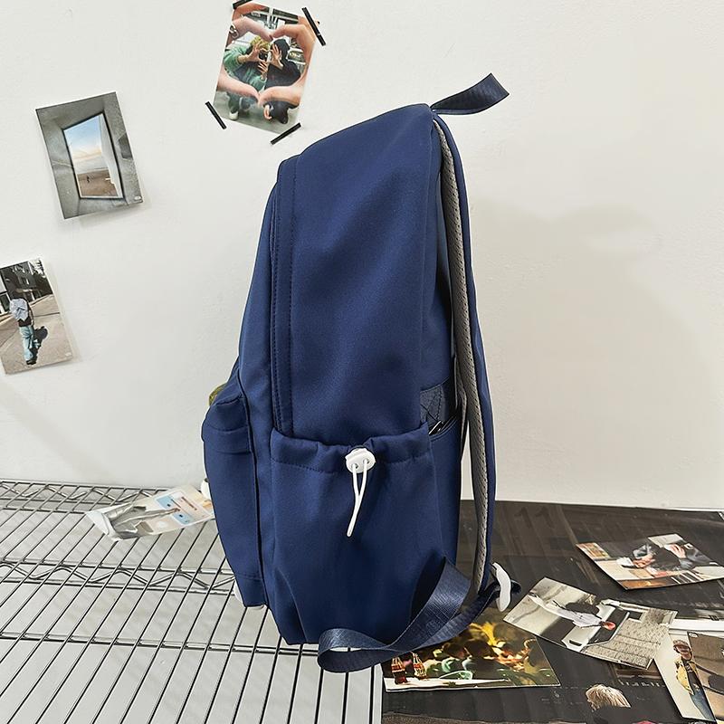 Школьный рюкзак для учащихся средних и старших классов, женский, большой емкости, однотонный мужской рюкзак Campus