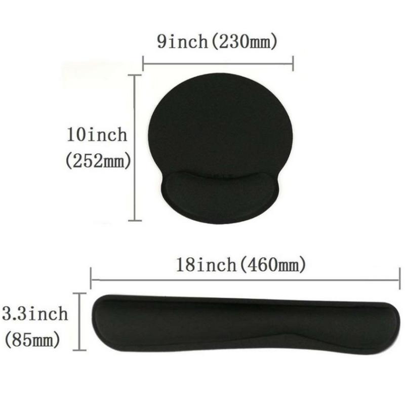 Keyboard  Wrist  Rest  Pad And Mouse Gel Wrist Rest Support Memory Foam Ergonomic Cushion