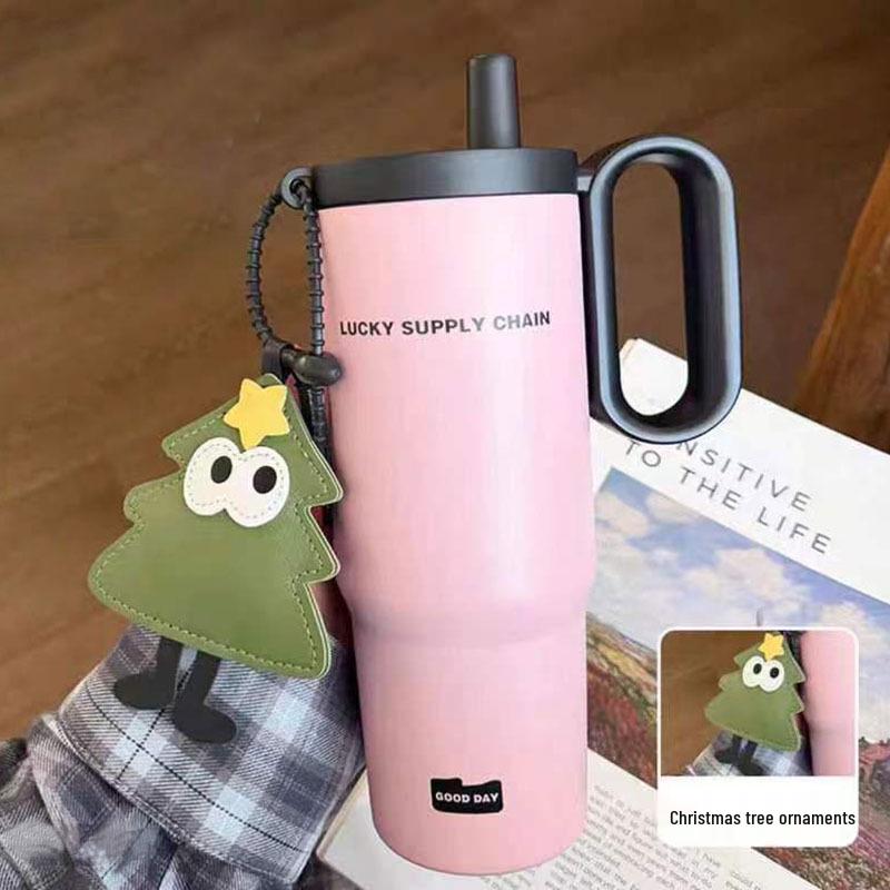 Twilight Ice Shield Insulated Cup, Large Capacity Stainless Steel Water Bottle for Men and Women, Customizable Design.