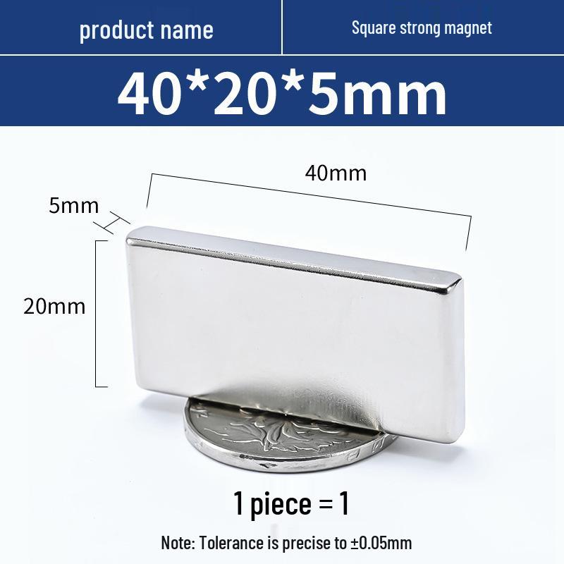 N52 Neodymium Iron Boron Square Magnet – Strong Rare Earth Permanent Magnet