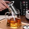 350/550/750/950ML Borosilicate Glass Teapot Heat Resistant Square Glass Teapot Tea Infuser Filter Milk Oolong Flower Tea Pot