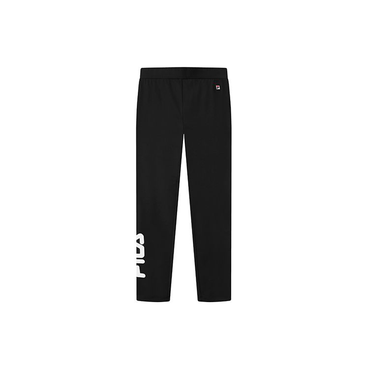 

FILA Logo Print Yoga Knitted Leggings Women Leggings Black F11W118615F-BK M