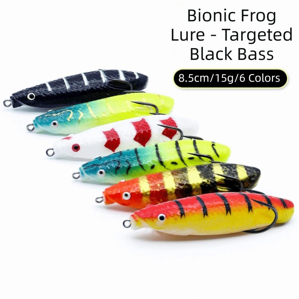 Lifelike Appearance Heavy Cover Frog Weedless Design Weedless Frog Lure Freshwater Fishing