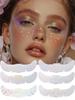 12/6 Stück Glitzer Sommersprossen Gesichtstattoo Temporäre Fake Sternen-Sommersprossen Aufkleber Make-up Patches für DIY Y2K Musikfestival Make-up