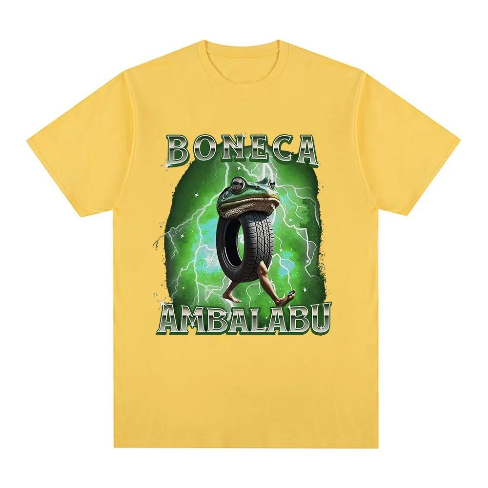 

Boneca Ambalabu Funny Italian Brainrot Meme Frog T-shirt Women Clothing Fashion Humor T Shirts Unisex Summer T Shirt Tops 4XL