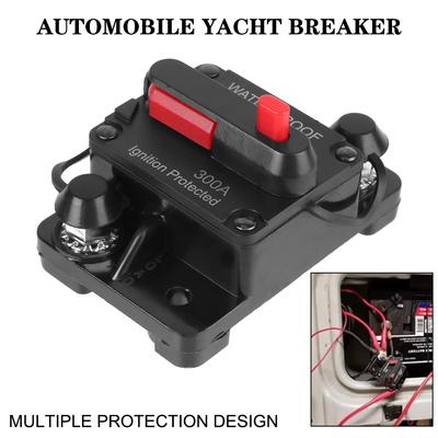 300A Car Fusibles Amplificador Car Boat Auto Waterproof Fuse Box 12-48V DC AMP Circuit Breaker Fuse Reset Fuse