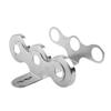 Platzsparender Edelstahl-Seifenspender-Halter für Badezimmer-Essentials