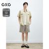 GXG Men's Summer Work Short-Sleeved Lapel Shirt
