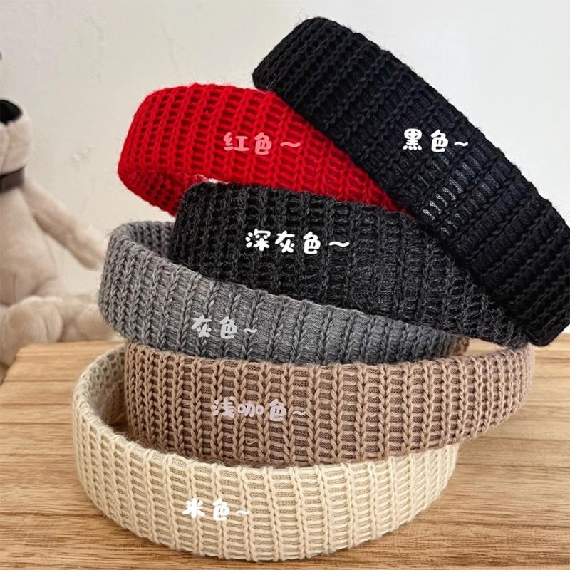Knitted Embellished Hairband With Comfortable Headbands Secure Grip Design Comfortable Hairpiece for Women