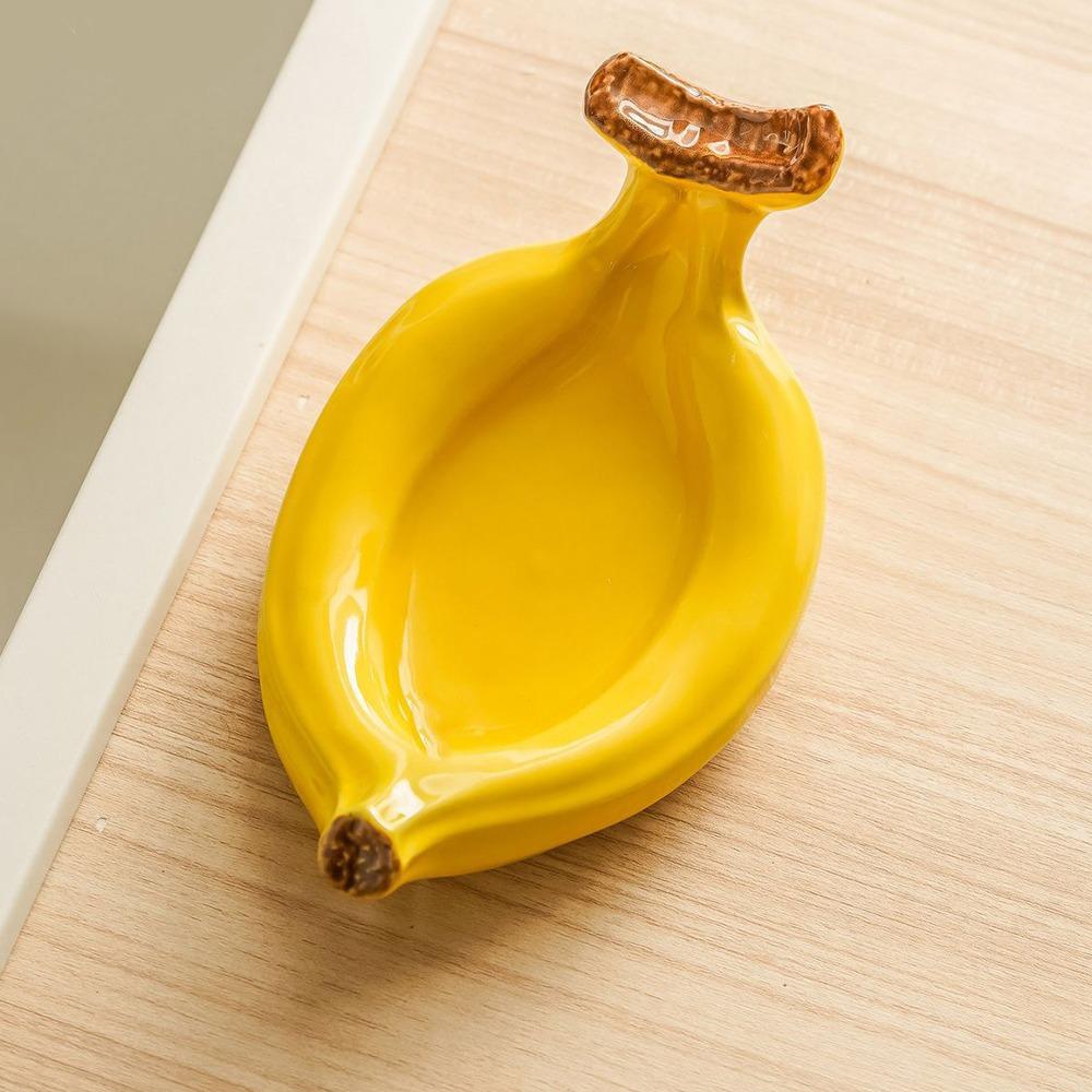 Creative Fun & Unique Banana Soap Dish Anti-Slip Water Draining Design Draining Soap Holder Soap Tray Home Decor
