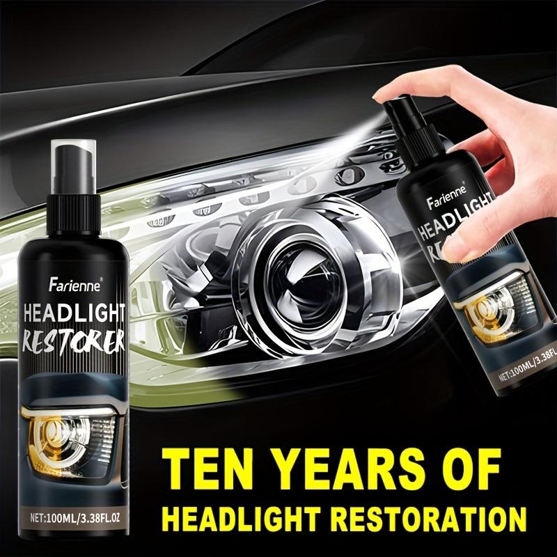 100ml Ceramic Headlight Repair Kit: Advanced Polishing Liquid – Restores Clarity, Prevents Yellowing/Re-oxidation, Long-Lasting