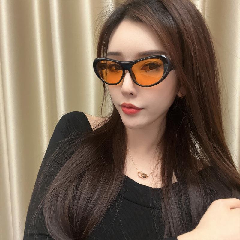 

JYL TS Disco Sunglasses Women UV Protection Small Frame 97144 A-9713 тил зеленый