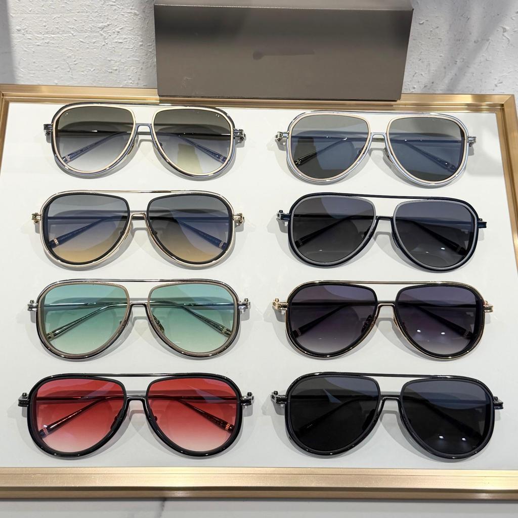 DTS188 Unisex Handmade Aviator Sunglasses - Trendy Metal Design for Parties & Sun Protection