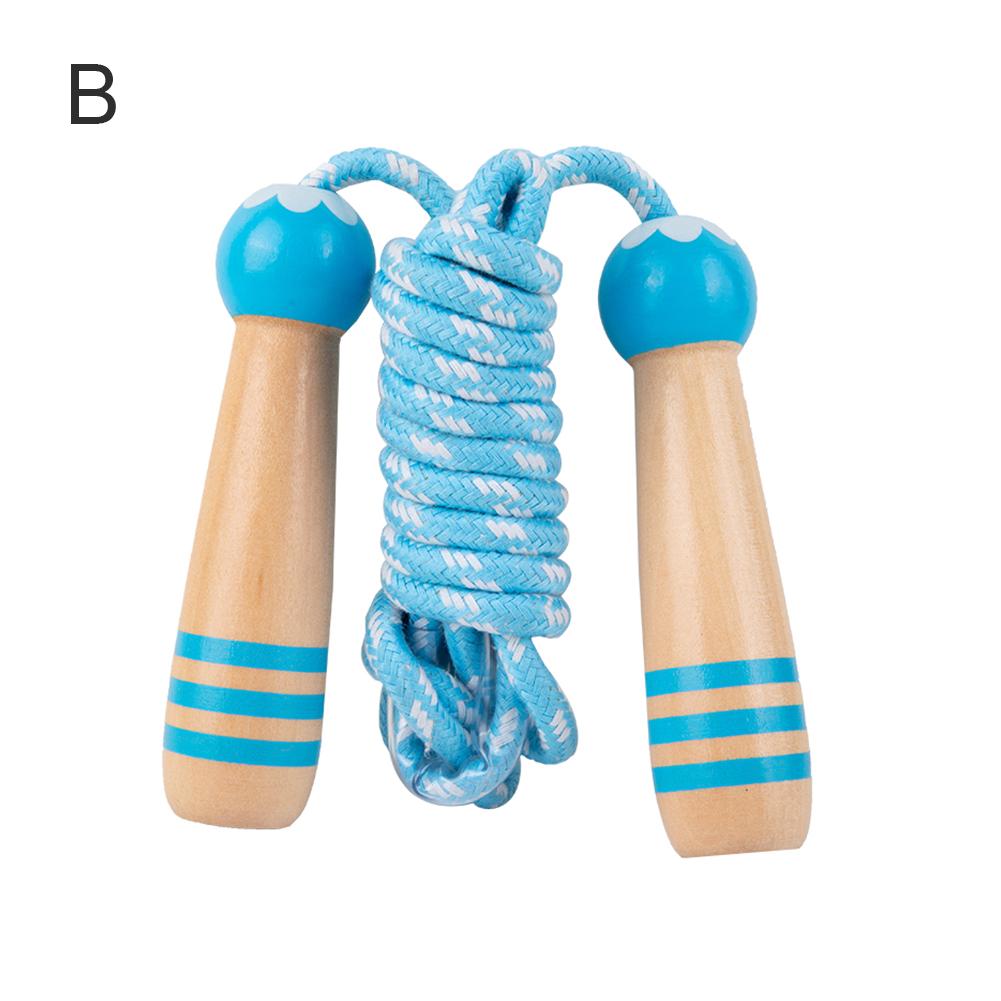 

Спортивная скакалка для детей и взрослых, скакалка для практики, скоростной прыжок, деревянная ручка, скакалка, оборудование для тренировок для фитнеса B