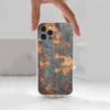 Rusty Retro Style Industrial  Case For iPhone 16,15,14,17,13,12,11 Plus,Pro,Max,XR,XS,X,7,8 Plus,SE,Mini,Transparent,Silicone