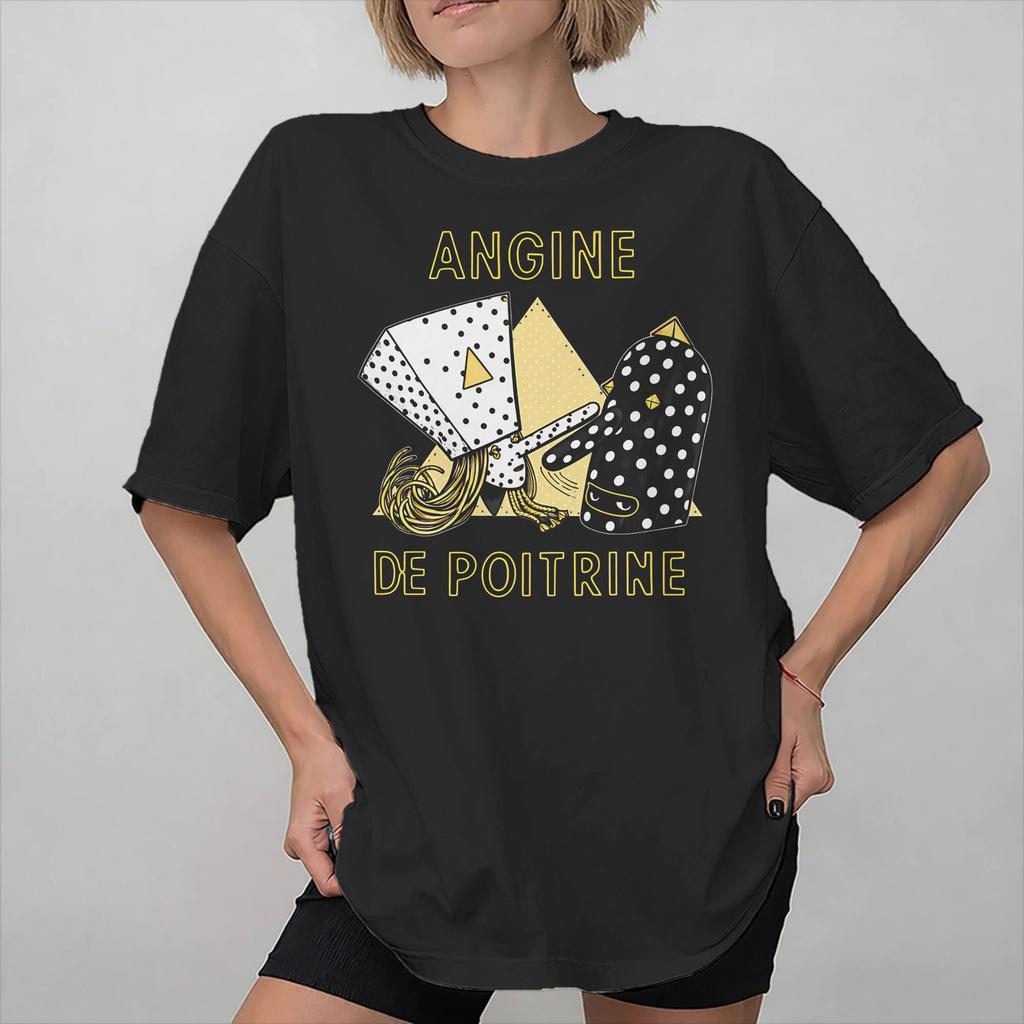 Angina Pectoris Band Merch Unisex Damen T-Shirts Reines Baumwoll-T-Shirt Grafik-T-Shirt Kleidung