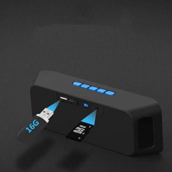 Portable Bluetooth Speaker Wireless Mini Speaker Amplifier Stereo Subwoofer Speaker TF/FM Radio USB Built-in Mic Dual Bass