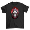 Purple Hair Anime Girl T-shirt - Funny and Fierce! Unisex Printed Design, 100% C